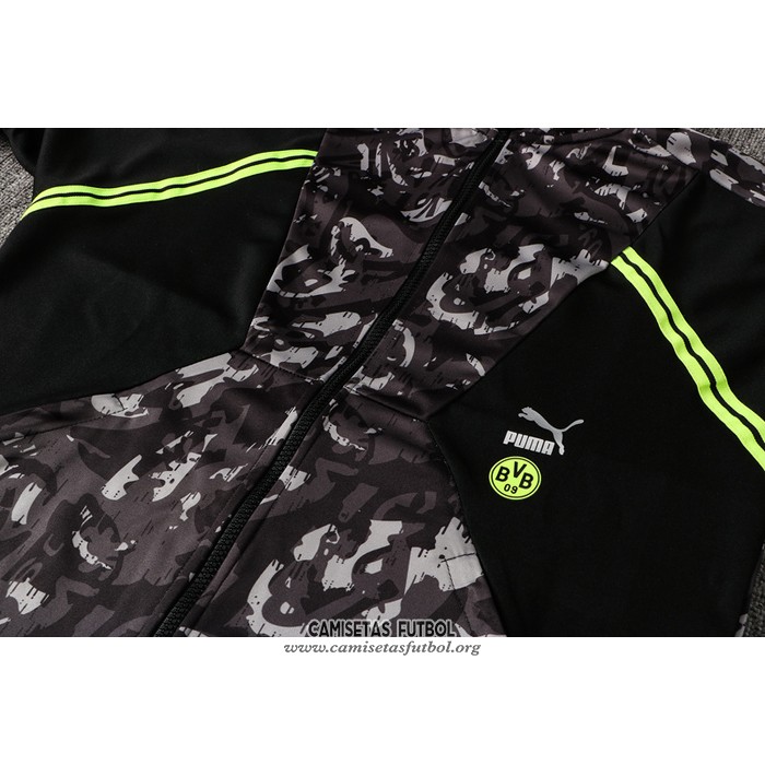 Chandal de Chaqueta del Borussia Dortmund 2021/2022 Negro